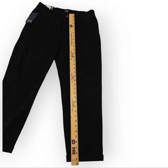 NWT GAP Classic Twill Black Ankle Cropped Pants Size 12 - Picture 4 of 11